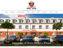 Tablet Screenshot of hotelportius.pl